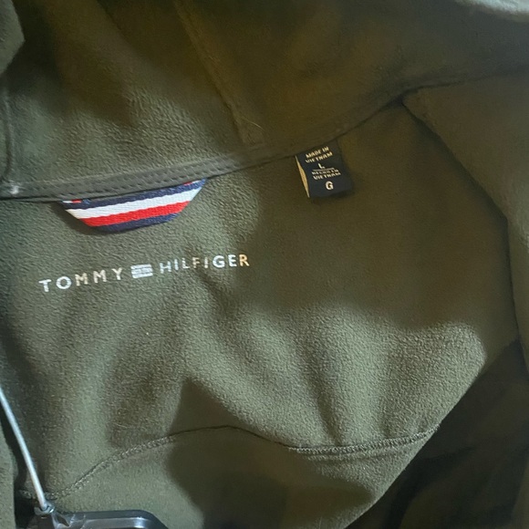 Dark green Tommy Hilfiger rain jacket - Picture 3 of 6